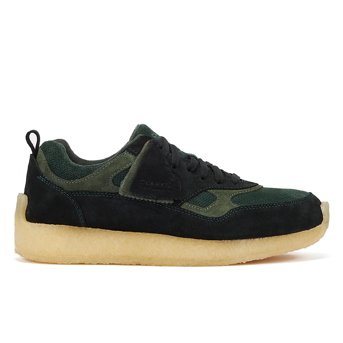 Clarks Originals Lockhill Combi Herren Grüne Turnschuhe