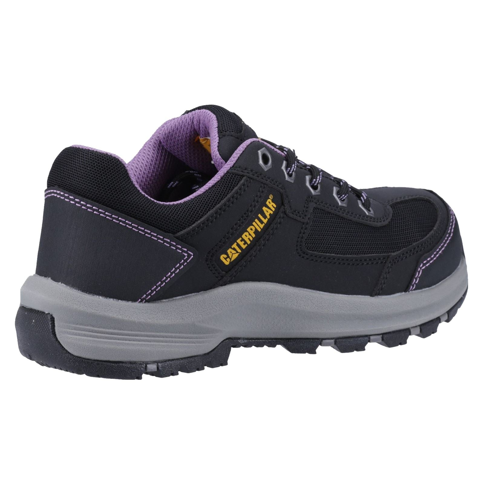 Caterpillar Elmore Pvc Schwarz/Lila Sicherheitsschuhe