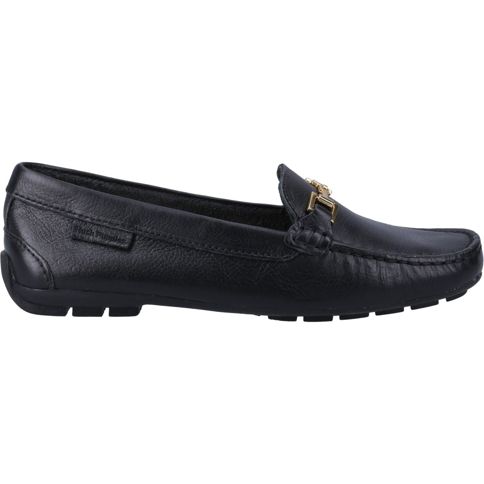 Hush Puppies Eleanor Damen Schwarze Farbe Lederloafer