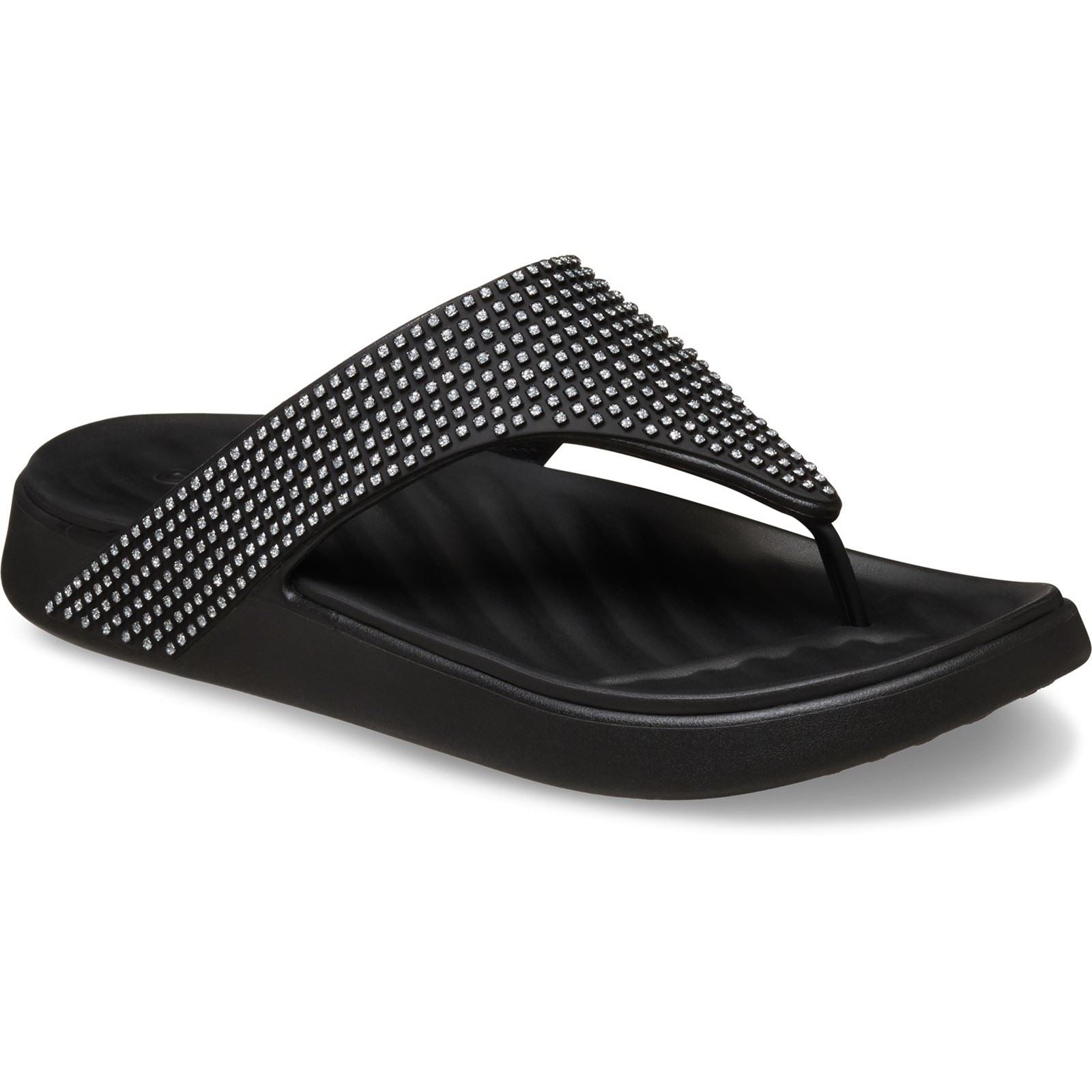 Crocs Getaway Triangle Eva Damen Schwarze Sandalen