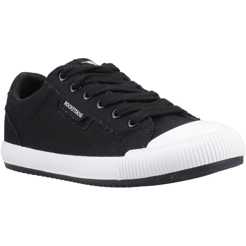 Rocket Dog Cheery Low Damen Sneakers Aus Baumwolle In Schwarz