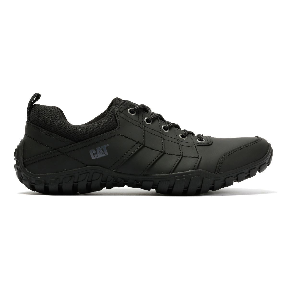Caterpillar Instruct Wildleder Herren Schwarze Schnürschuhe