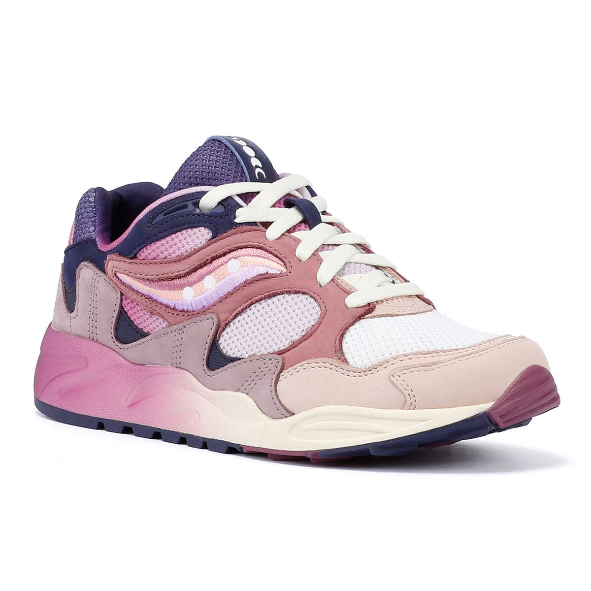 Saucony Shadow 2 Flieder/Blaue Turnschuhe