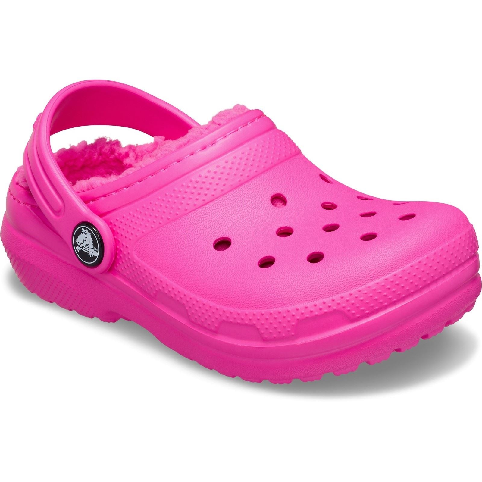 Crocs Classic Lined Thermoplastische Unisex Kinder Rosa Crush Clogs