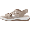 Hush Puppies Susanna Damen Sandalen Aus Leder In Taupe