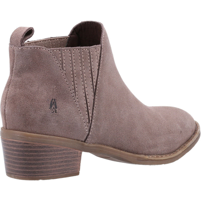 Hush Puppies Isobel Leder Damen Stiefel In Taupe