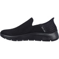 Skechers Go Walk Flex No Hands Synthetik Herren Sneaker In Schwarz