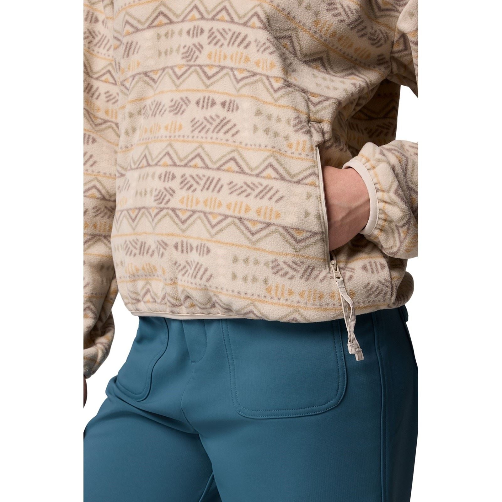 Columbia Sequoia Grove Printed Half Zip Polyester Damen Brauner Pullover