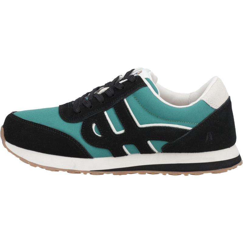 Hush Puppies Seventy8 Herren Sneaker Aus Grünem Leder