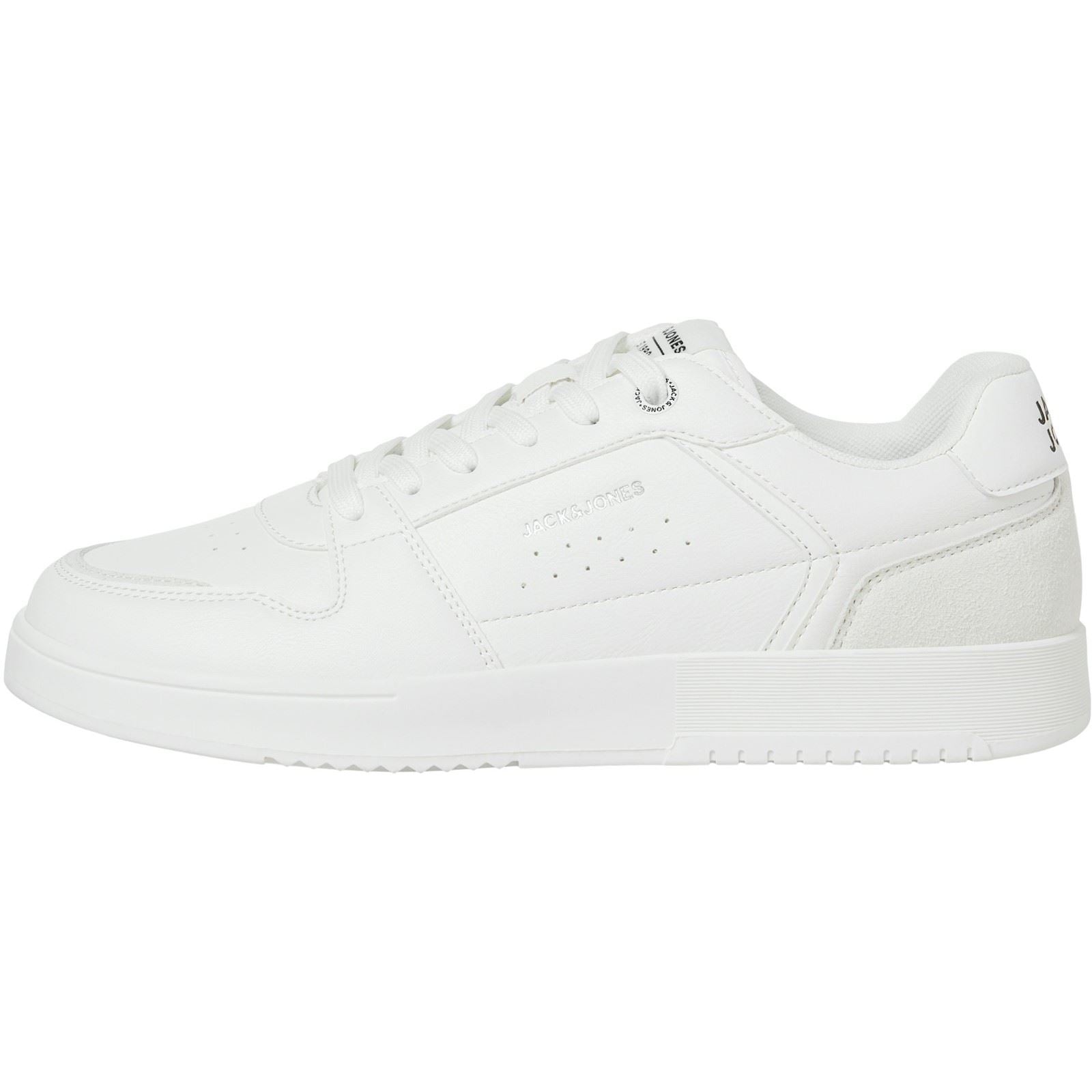 Jack & Jones Ealing Herren Sneaker Aus Polyurethan In Weiß-Silber