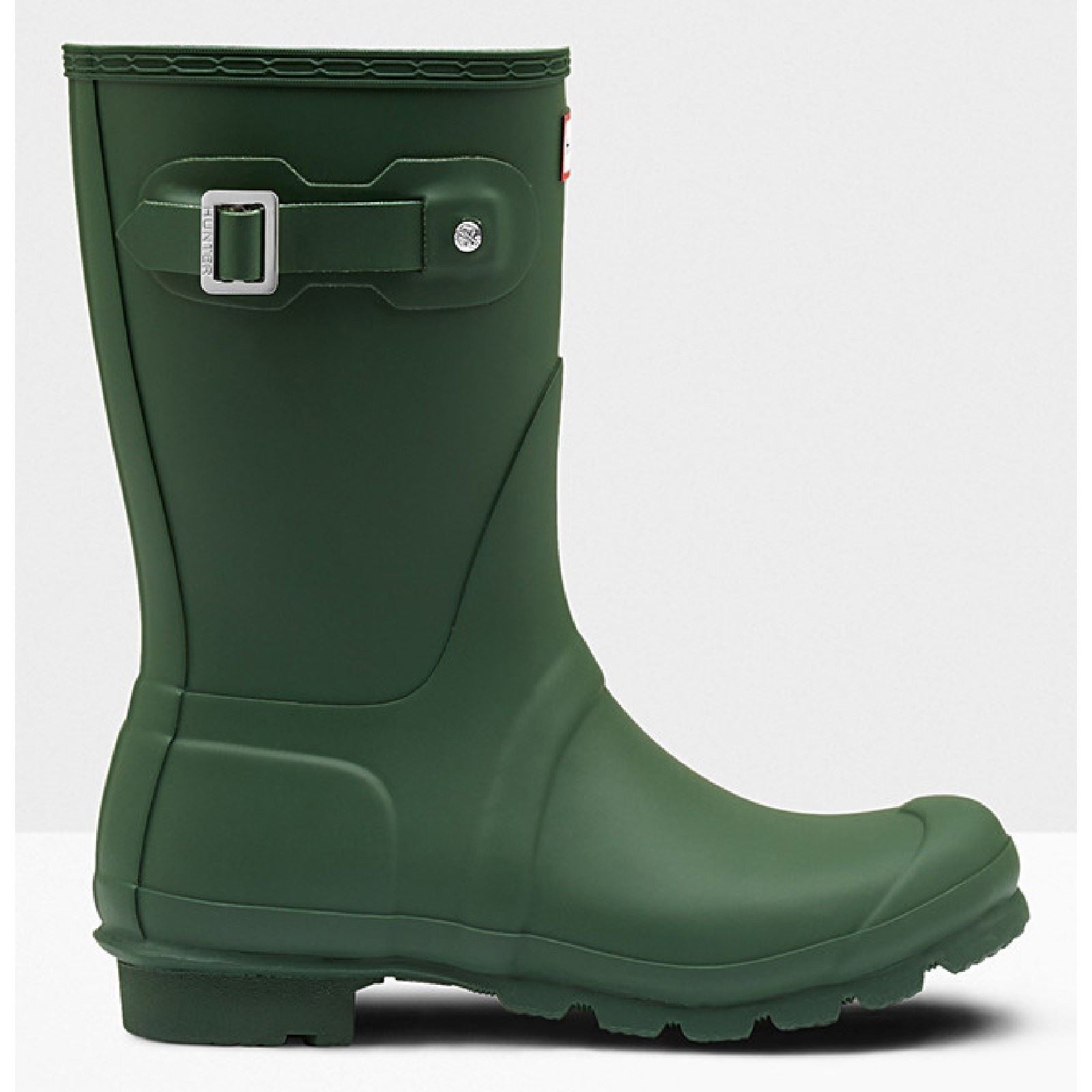 Hunter Original Short Damen Gummistiefel In Grün