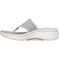 Skechers Go Walk Arch Fit Sandal Spellbound Polyester Damen Sandalen In Flieder