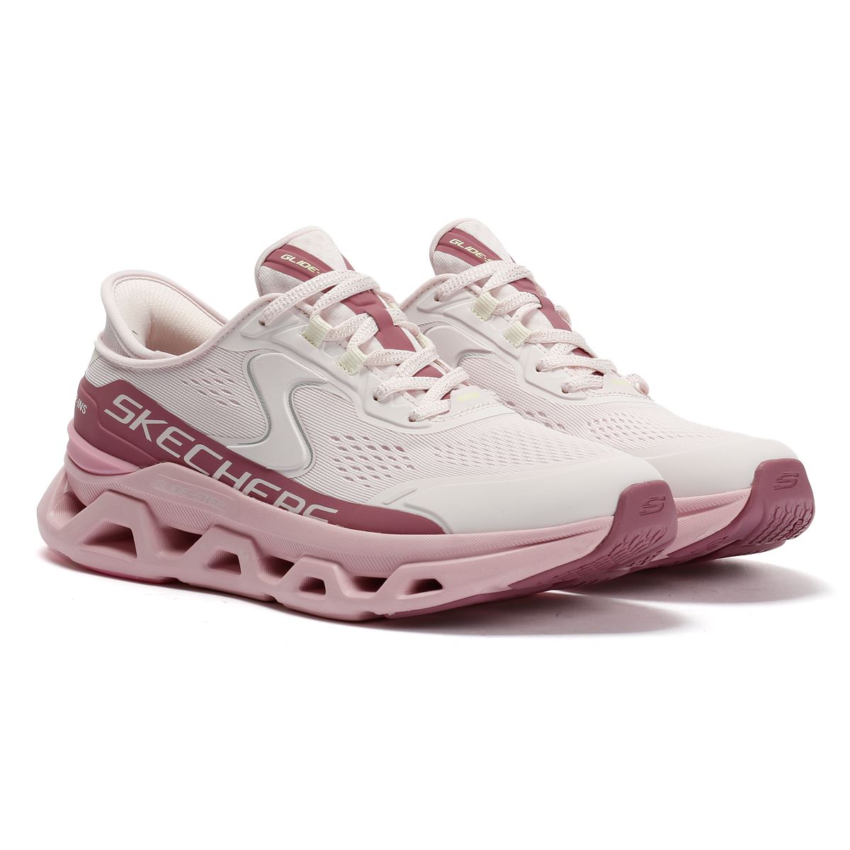 Skechers Slip-Ins Glide Step Altus Netz Damen Pink Sneaker