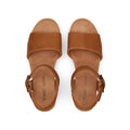 TOMS Diana Leder Damen Keilabsatz In Beige
