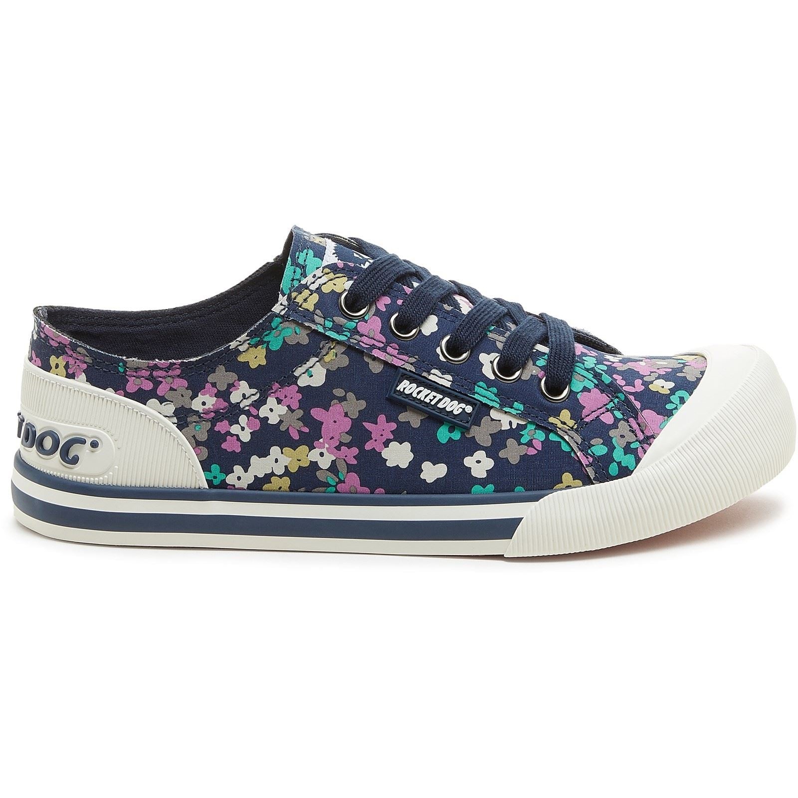 Rocket Dog Jazzin Annie Baumwolle Damen Sneaker In Marineblau
