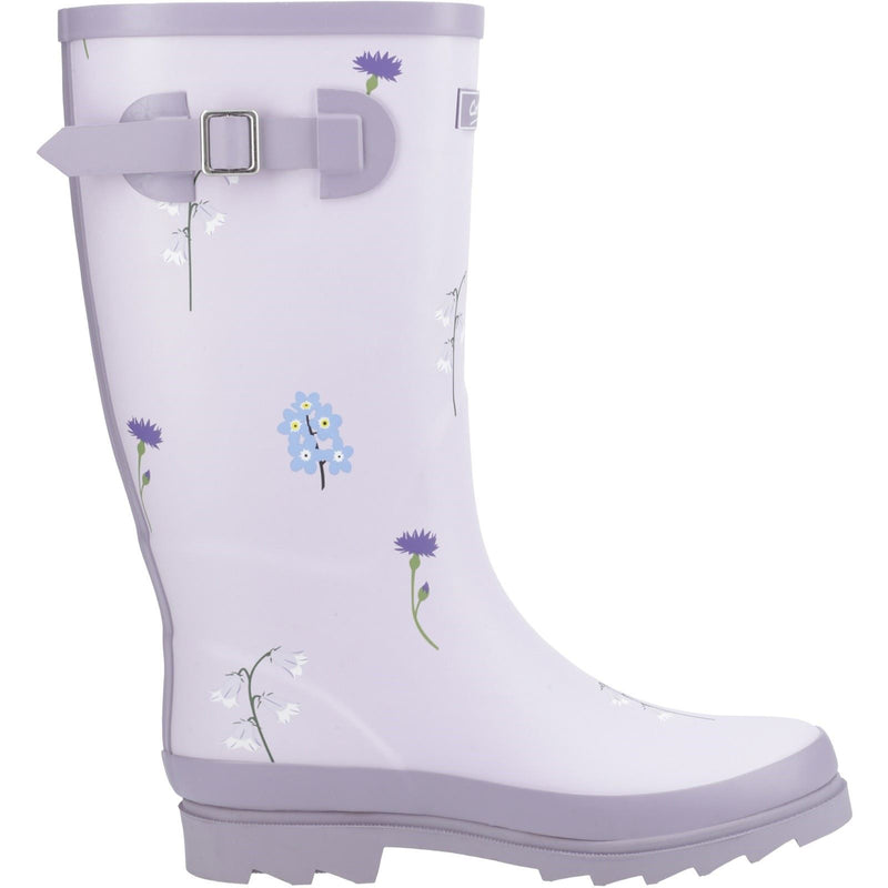 Cotswold Wildflower Tall Damen Gummistiefel In Flieder