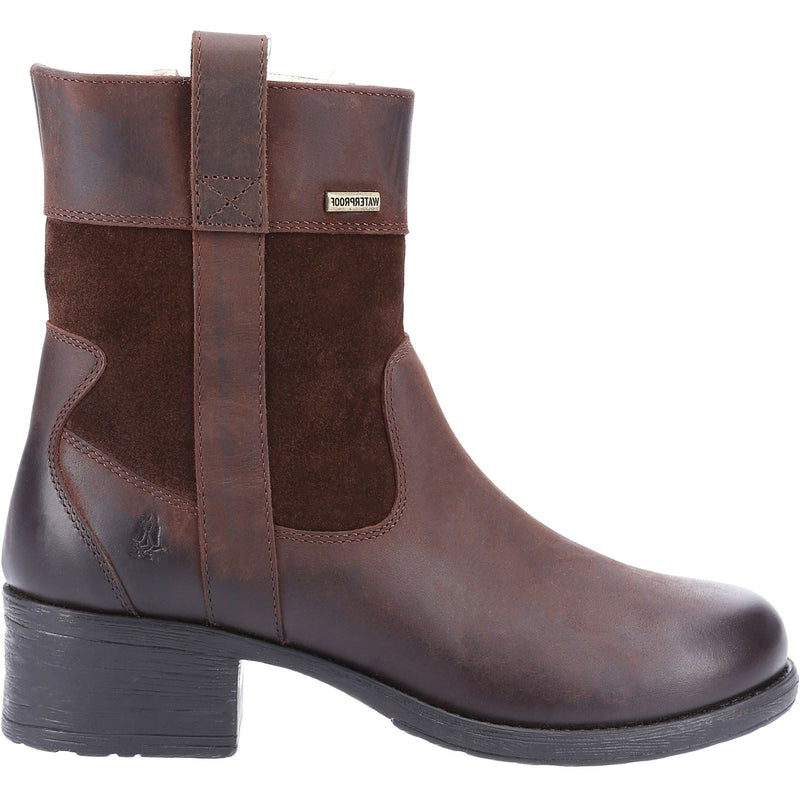 Hush Puppies Saskia Damenstiefel Aus Braunem Wildleder