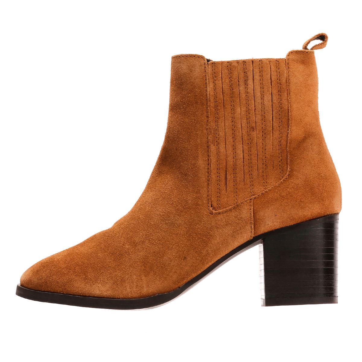Osprey London The Naples Wildleder Damen Braune Stiefel