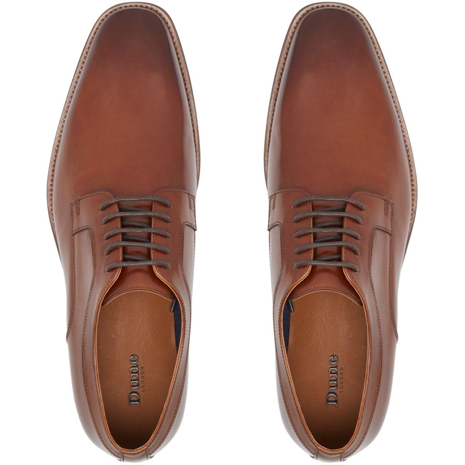 Dune Sparrows Leder Herren Braun Oxford Schuhe