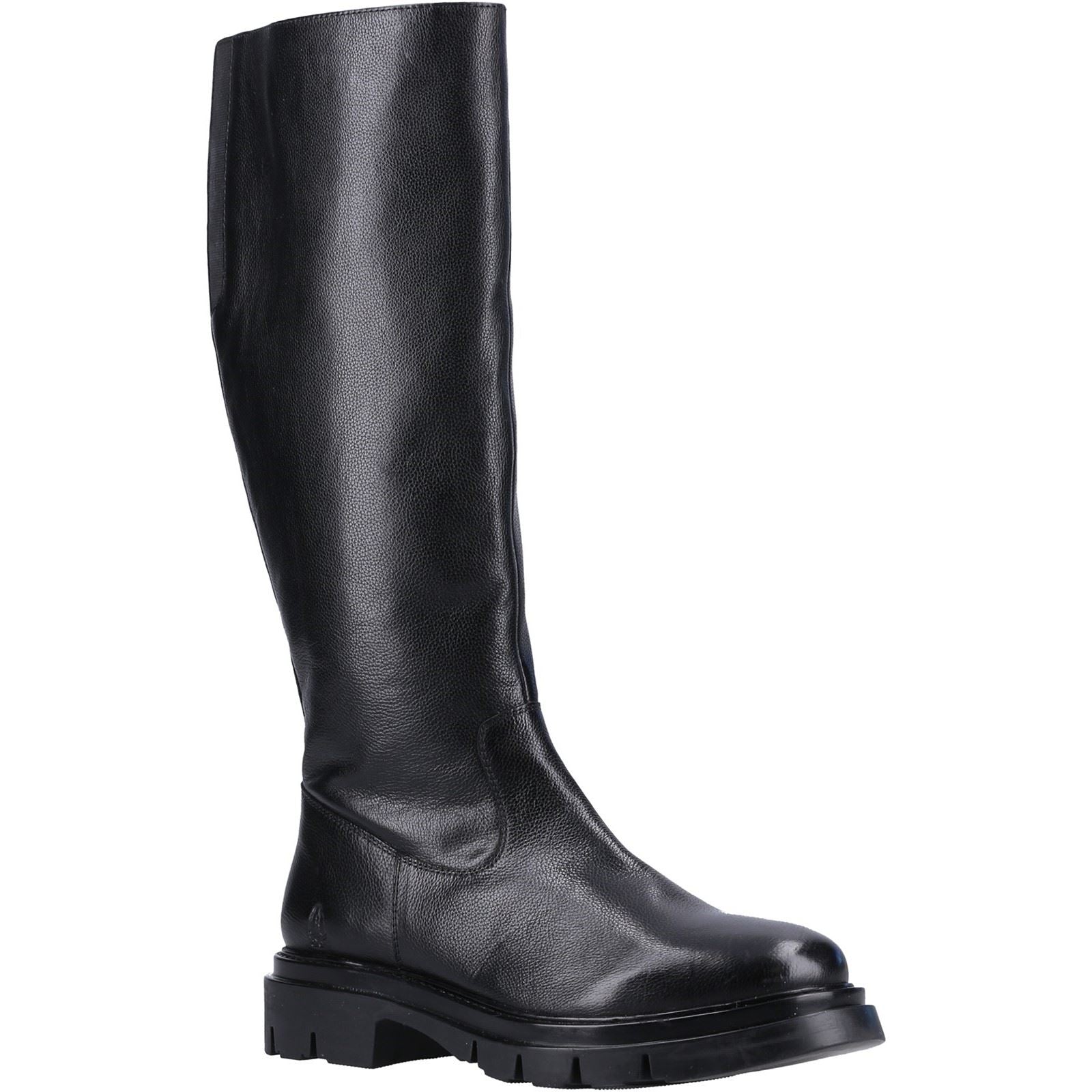 Hush Puppies Rowan Damenlederstiefel In Schwarz