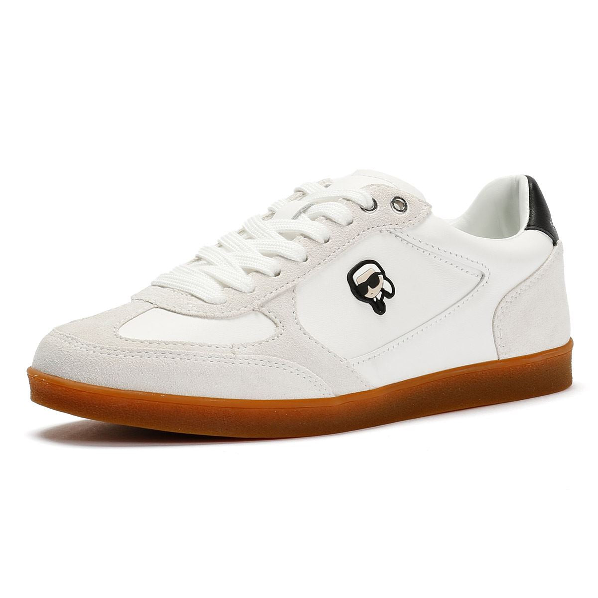 Karl Lagerfeld Kandidate NFT Leder Damen Weiße Sneakers
