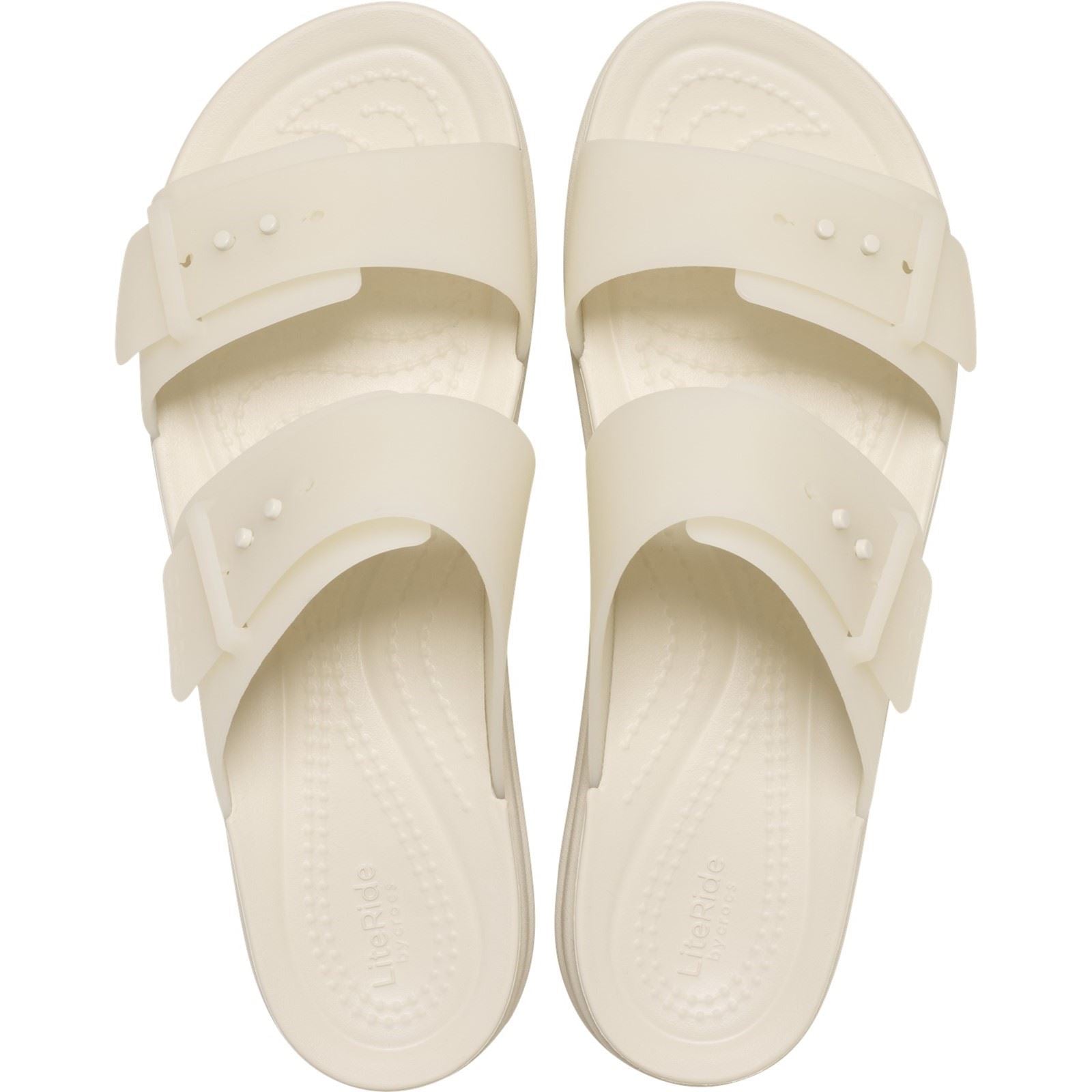 Crocs Brooklyn Buckle Low Wedge Damen Sandstein Sandalen