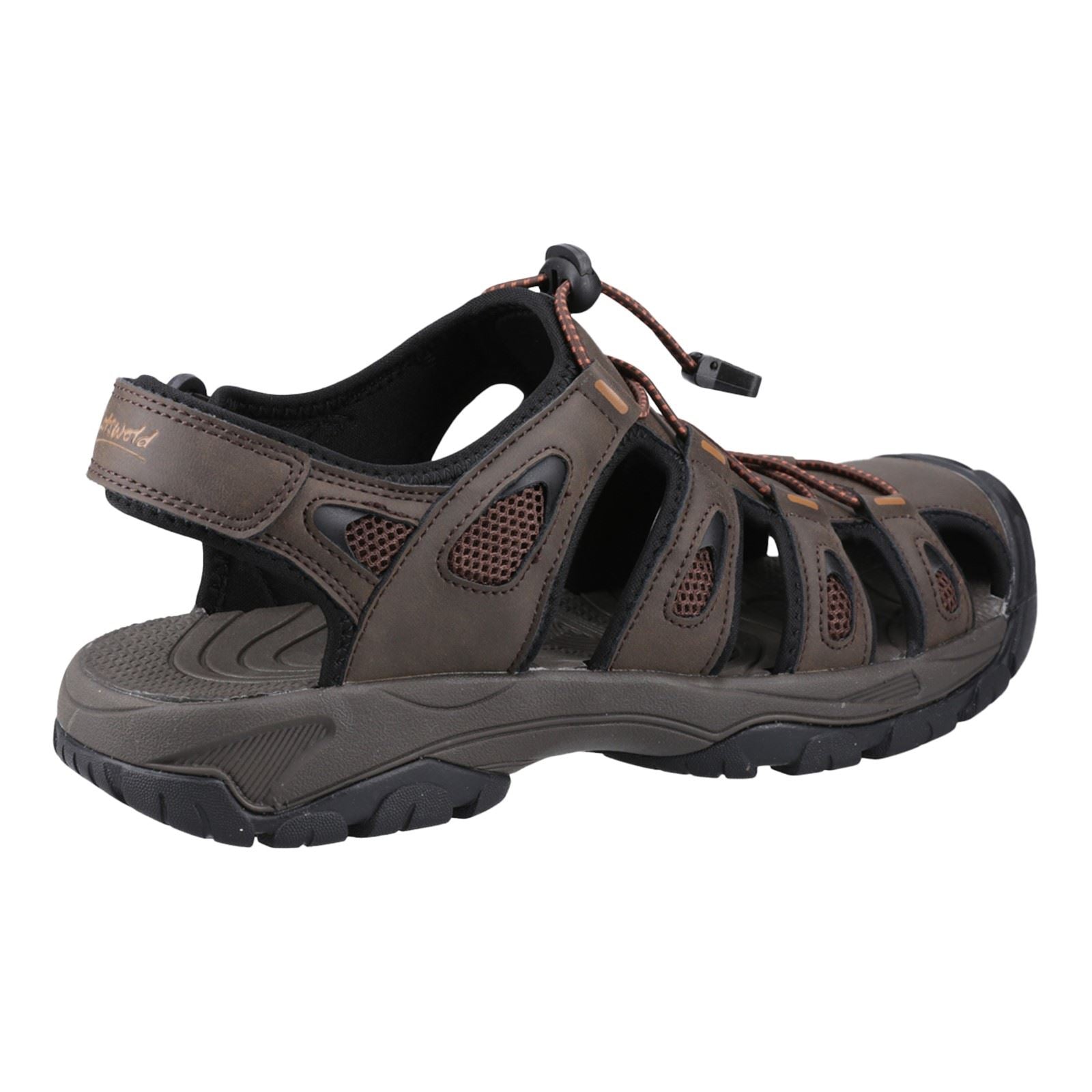 Cotswold Ampney Herren Sandalen Aus Braunem Polyurethan