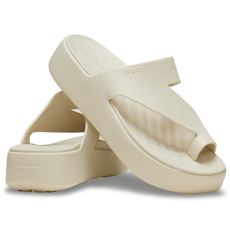 Crocs Getaway Platform Thermoplastische Damensandalen In Sandsteinoptik
