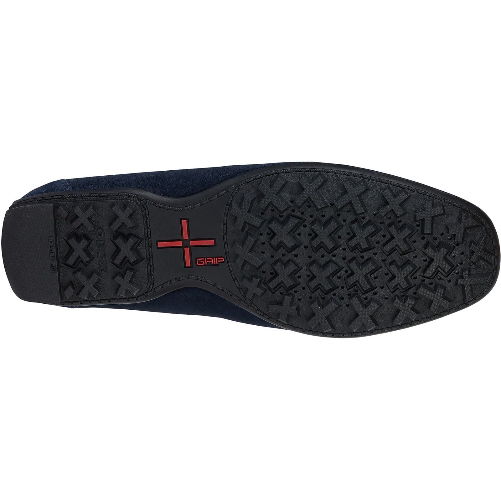 Geox U KOSMOPOLIS GRIP Herren Lederslipper In Marineblau