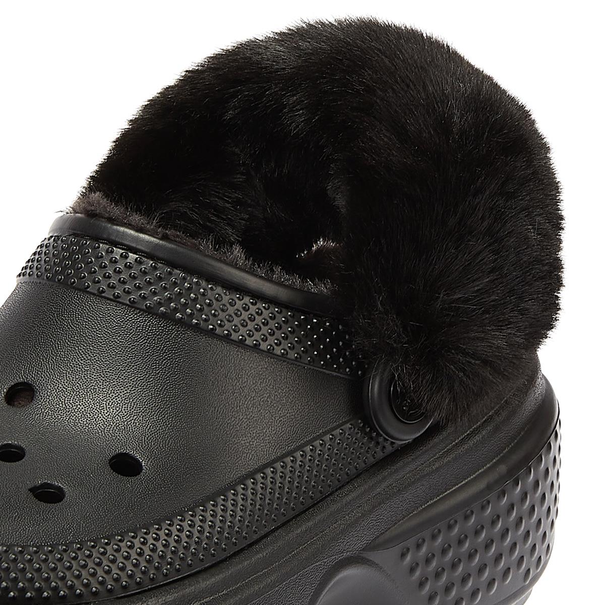 Crocs Stomp Gefütterte Clog-Sandalen Für Damen In Schwarz