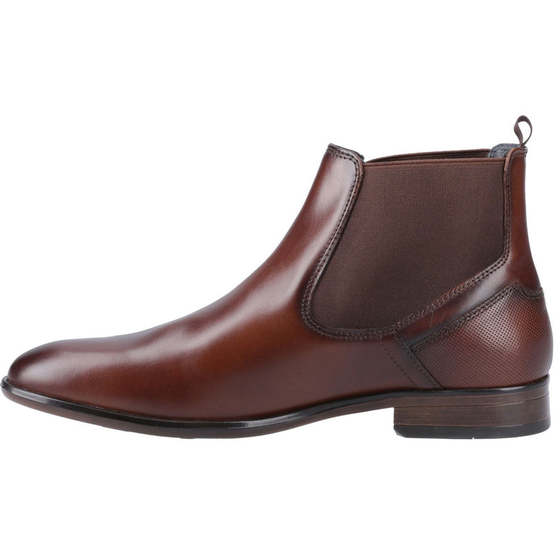 Pod Frank Leder/Textil Herren Cognac Stiefel
