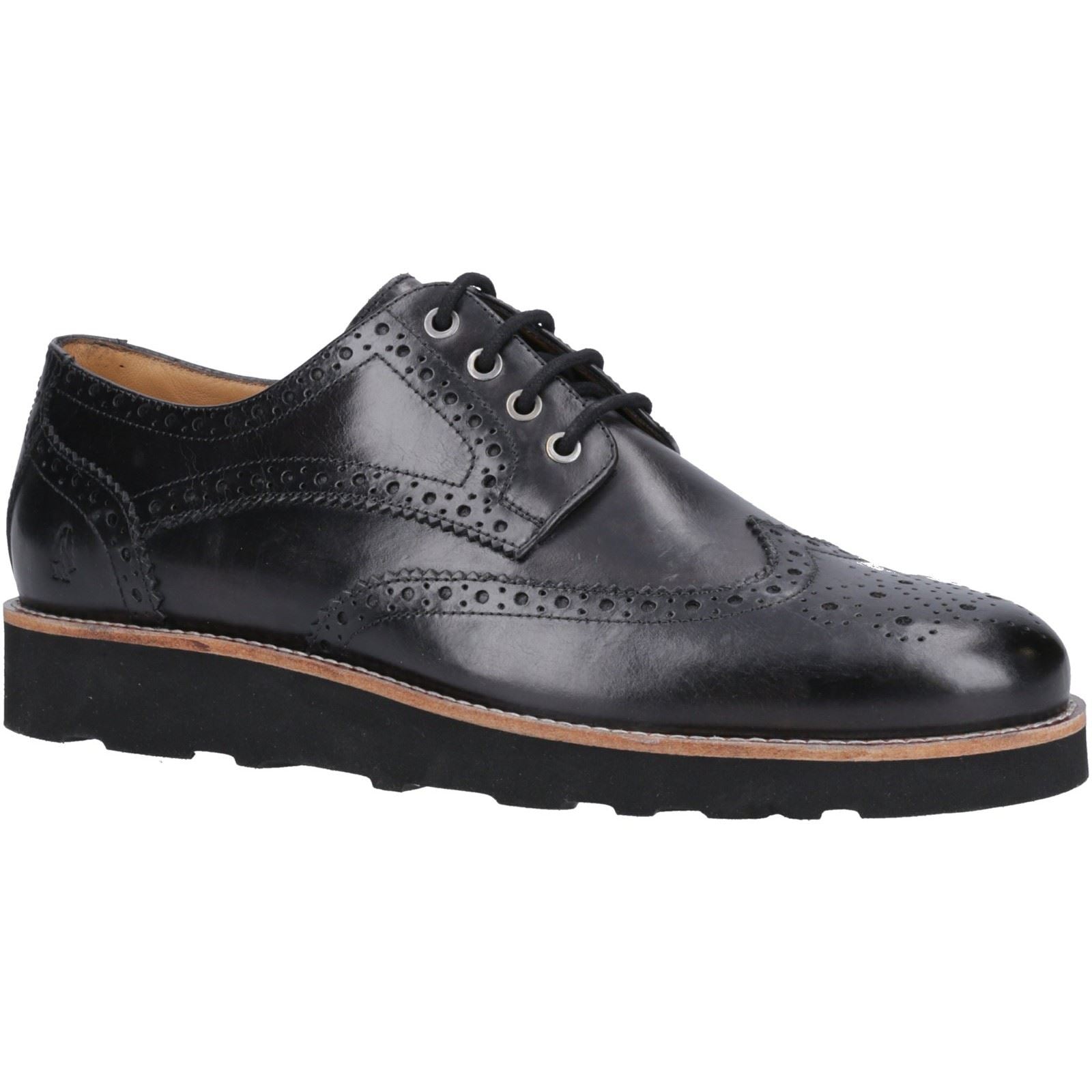 Hush Puppies Kendrick Herrenschuhe Aus Schwarzem Leder