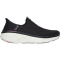 Skechers D'Lux Walker 2.0 Synthetik Damen Schwarz/Rosa Sneaker
