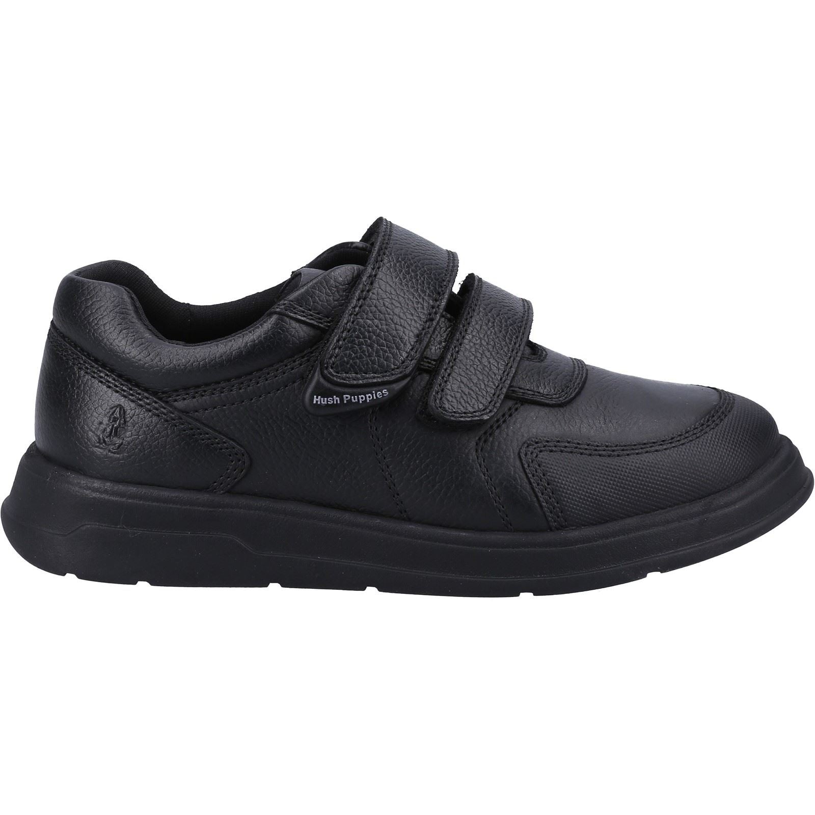 Hush Puppies Ryan JNR Lederschuhe Für Jungen In Schwarz