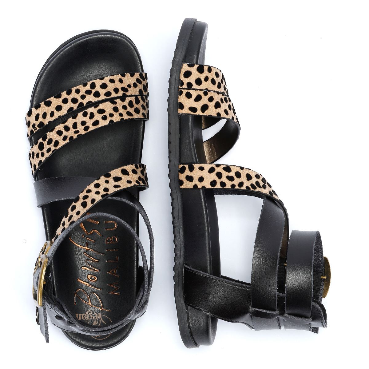 Blowfish Malibu Candie Damen-Leoparden-Sandalen
