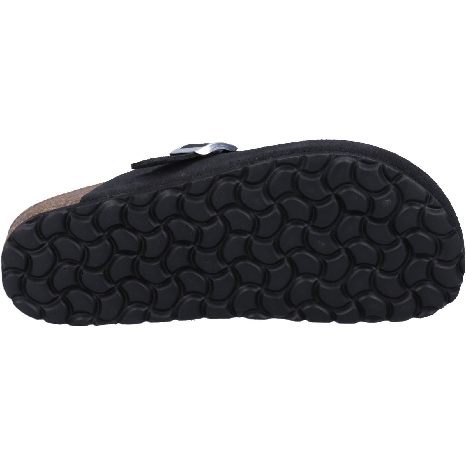 Hush Puppies Bailey Damen Pantoletten Aus Schwarzem Wildleder