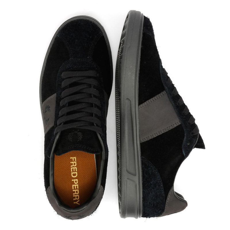 Fred Perry Suede Herren Sneaker Aus Schwarzem Wildleder