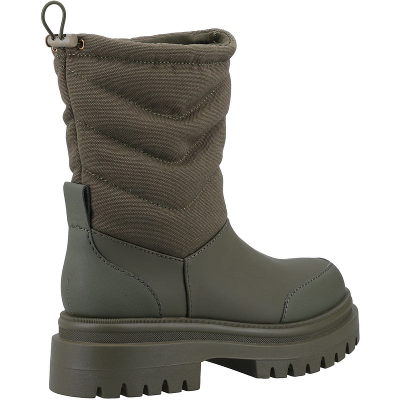 Rocket Dog Dita Stoff Damen Oliv Stiefel