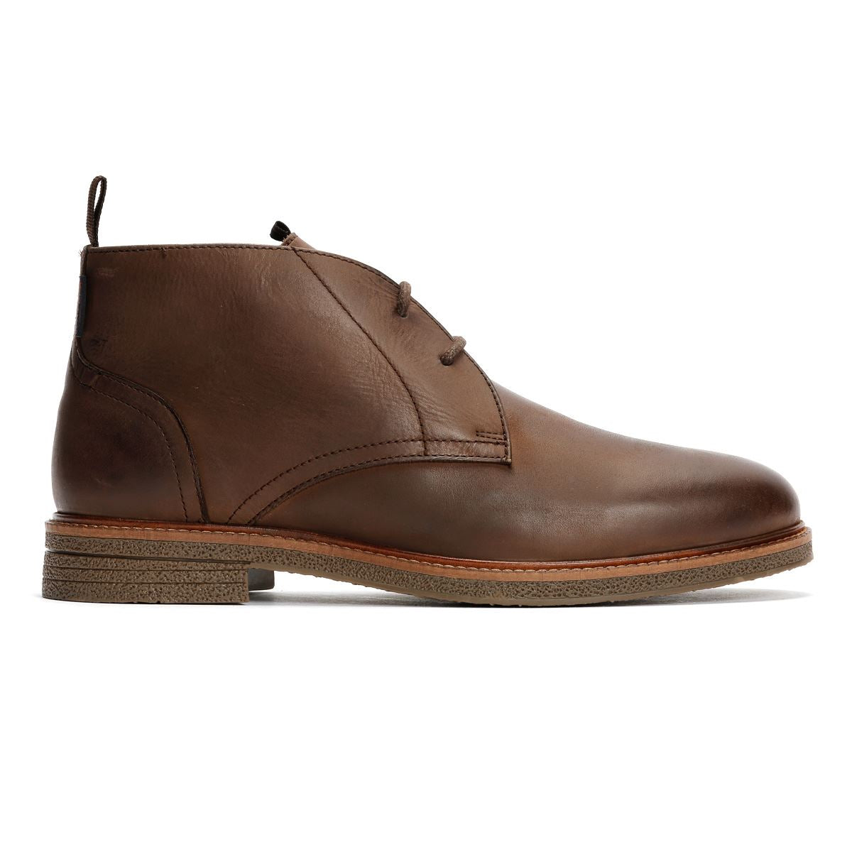 Ben Sherman Walker Chukka Leder Herren Braune Stiefel