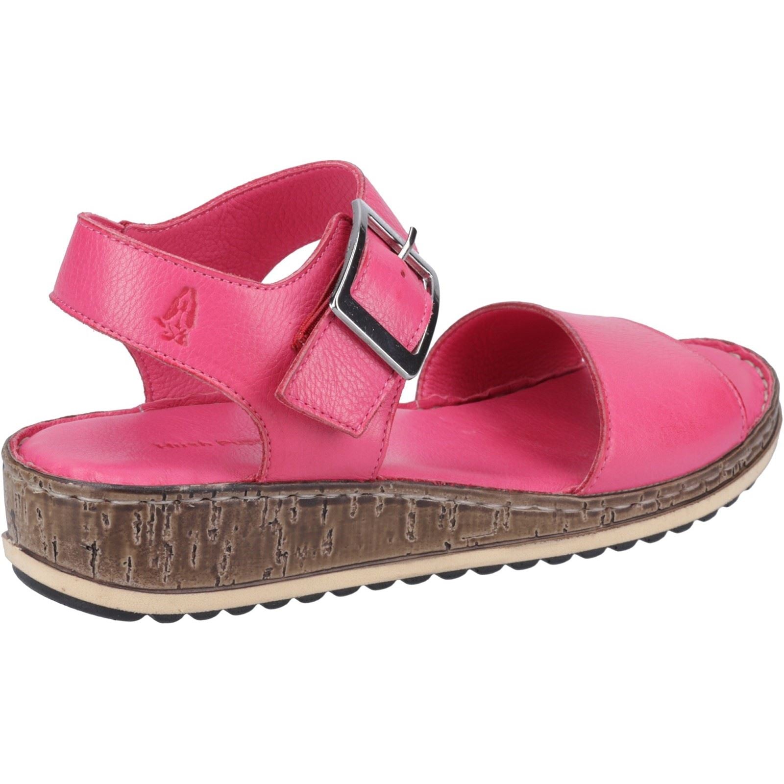 Hush Puppies Ellie Damen Sandalen Aus Leder In Fuchsia