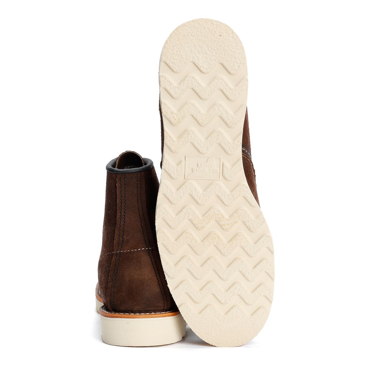 Red Wing 8836 6 Inch Moc Toe Wildleder Herren Braune Stiefel