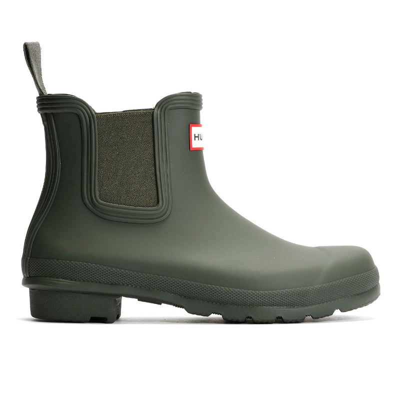 Hunter Original Chelsea Gummi Damen Grüne Gummistiefel