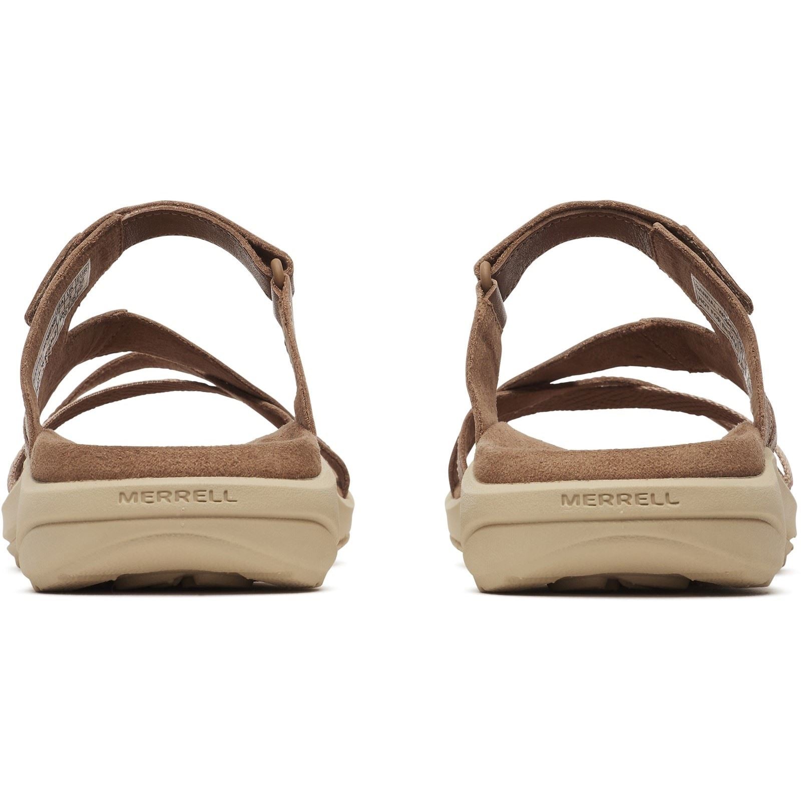 Merrell District 4 Leder Damen Mocha Sandalen