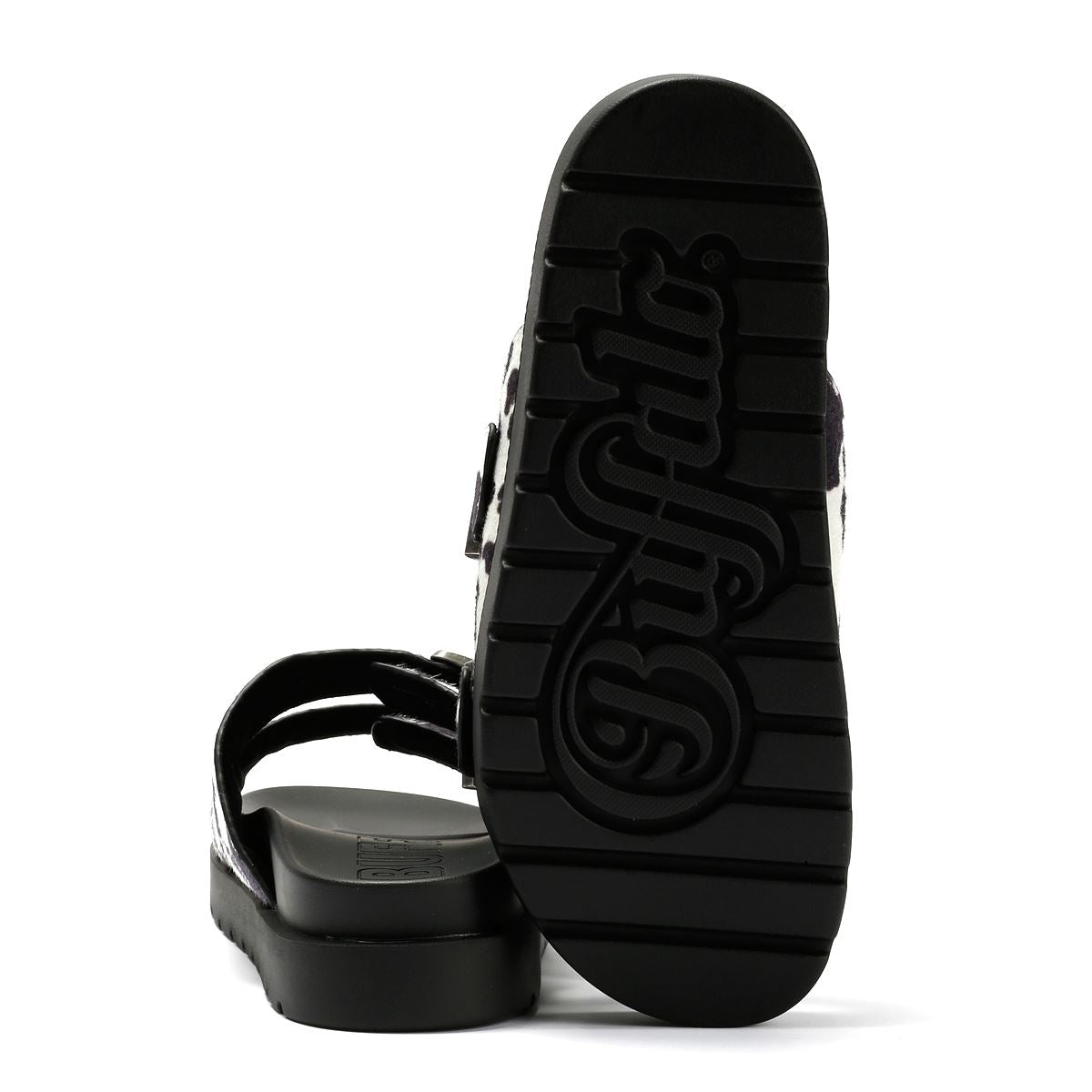 Buffalo Raya Ari Damen Schwarze Sandalen