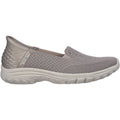 Skechers Reggae Fest 2.0 - Guiding Polyester Damen-Taupe-Sneaker