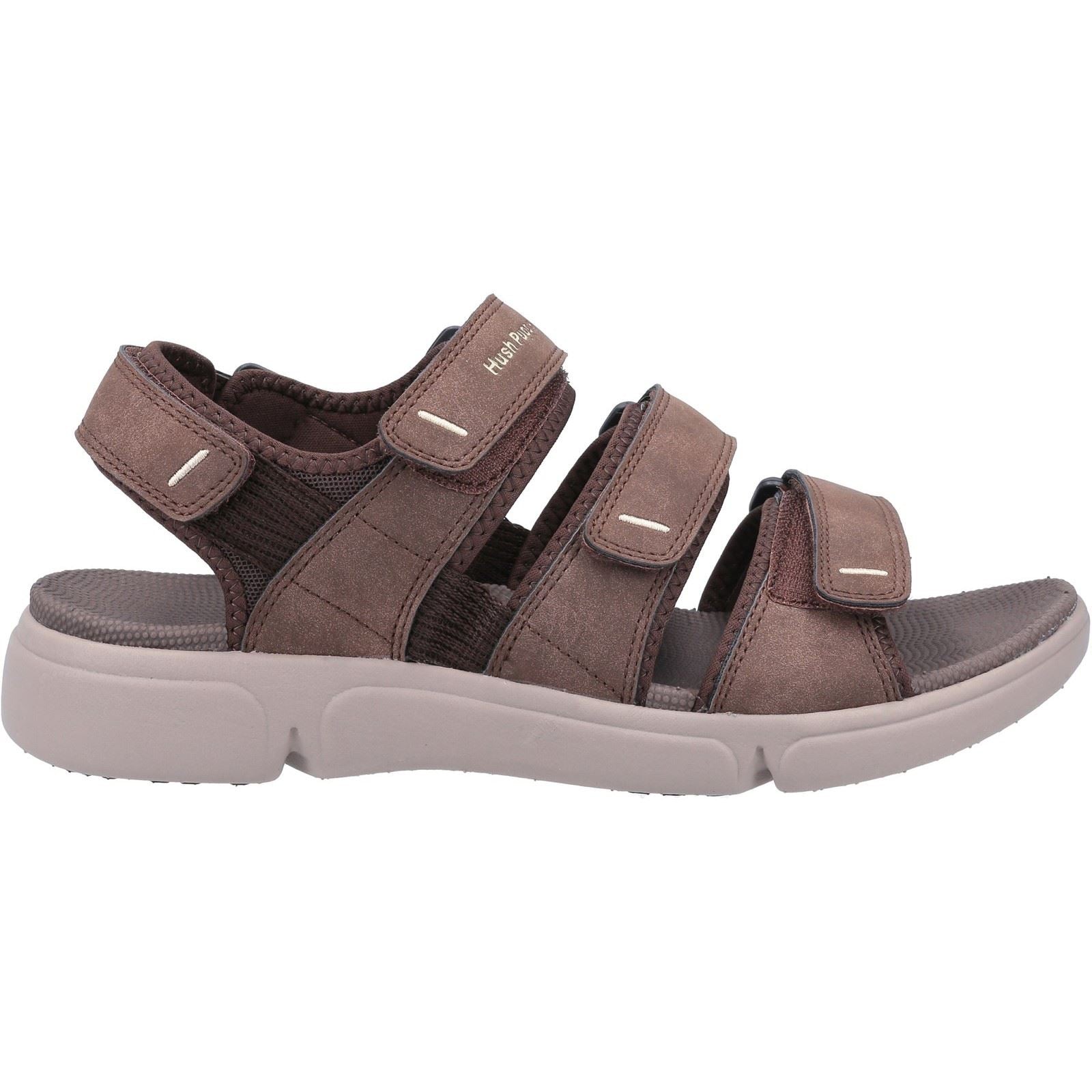 Hush Puppies Raul Herren Sandalen Aus Braunem Polyurethan