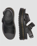 Dr. Martens Voss II Athena Damen Sandalen Aus Schwarzem Leder