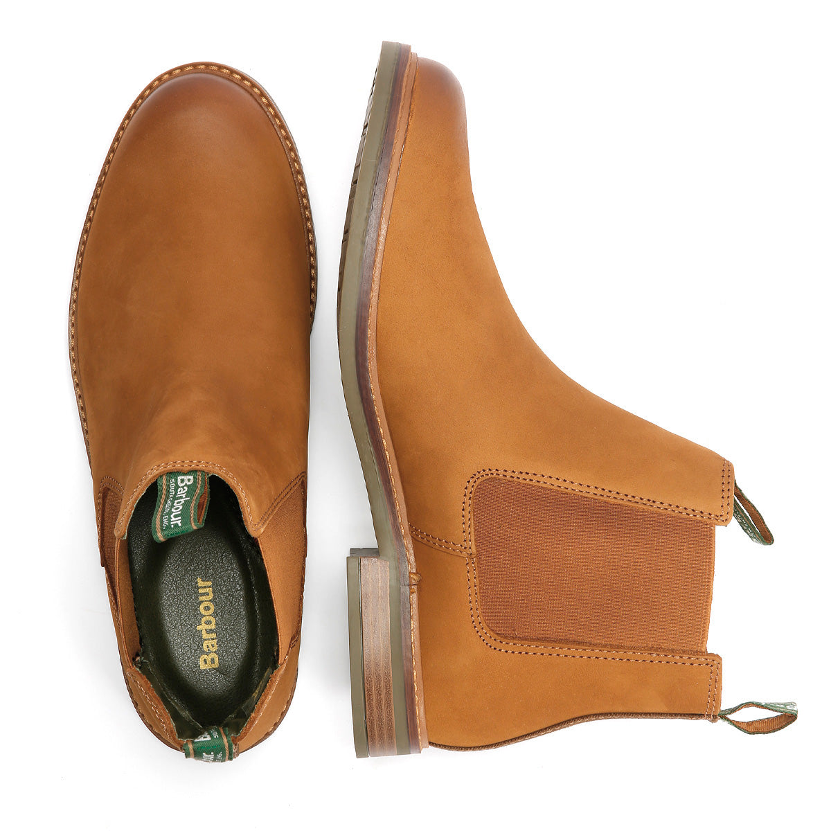 Barbour Farsley Leder Herren Braune Stiefel