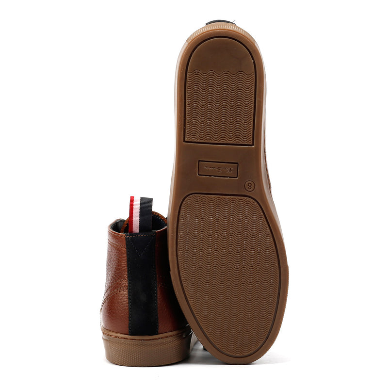 Ben Sherman Parka Braune Herrenstiefel Aus Leder