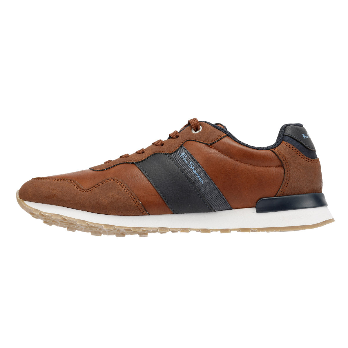 Ben Sherman Owen Retro Herren Braun Sneaker